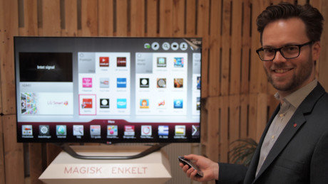 -Magic Motion fjernkontrollen er den absolutt beste måten å styre Smart TV-en din på, sier Thomas Wering, markedssjef for Home Entertainment hos LG.