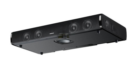 Med Onkyo LS-T10 trenger du ingen separat subwoofer. Den sitter nemlig integrert i bunnen.