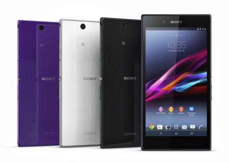 Sony Xperia Z Ultra fås i tre forskellige farger: Hvit, svart og lilla.