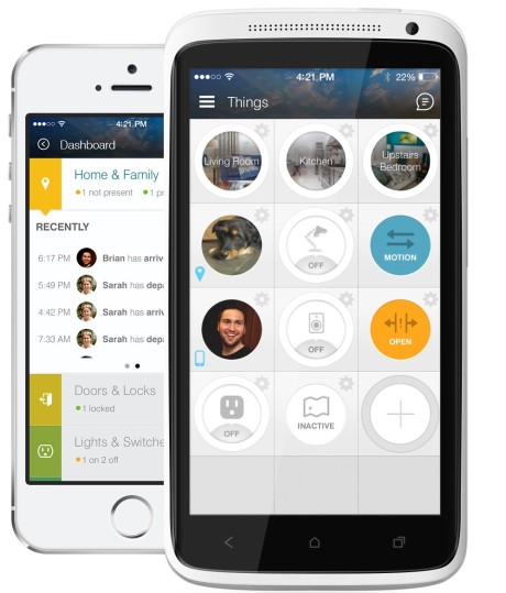 Styr hjemmet med app for mobil og nettbrett.
