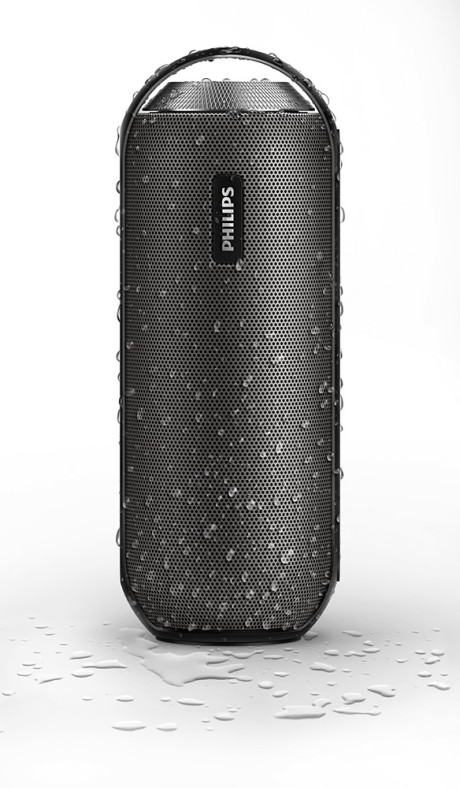 Philips BT6000 tåler regnevær.