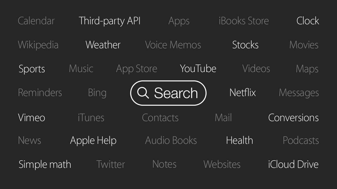 iOS9 search