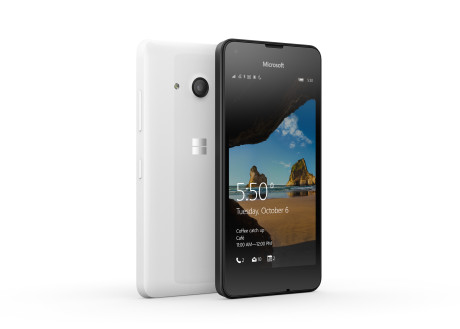 Microsoft Lumia 550 til bare 139 dollar i USA. Norsk pris kjenner vi ikke ennå. Foto: Microsoft