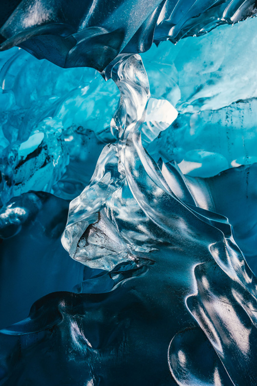 Photographer Mikael Buck explored the frozen world of Vatnajˆkull glacier in Iceland using Sonyís world first back-illuminated full-frame sensor