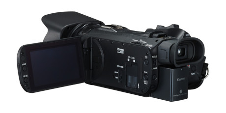 XA30 har ikke HD/SD-SDI-terminal, og er dermed også noe rimeligere enn XA35, da det mangler (Foto: Canon)