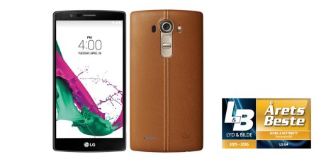 LG G4 leather brown front+back