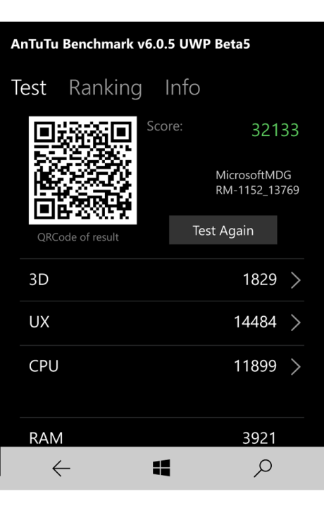 Lumia 650 klarer seg bedre enn forgjengeren i Benchmark-testen, men det kan vi ikke merke noe til i det daglige. Snarere tvert imot.