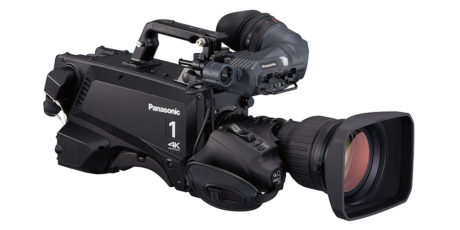 Panasonic AK-UC3000 er kameraene som i første omgang står for kringkastingen av fotball i UHD. Foto: Panasonic