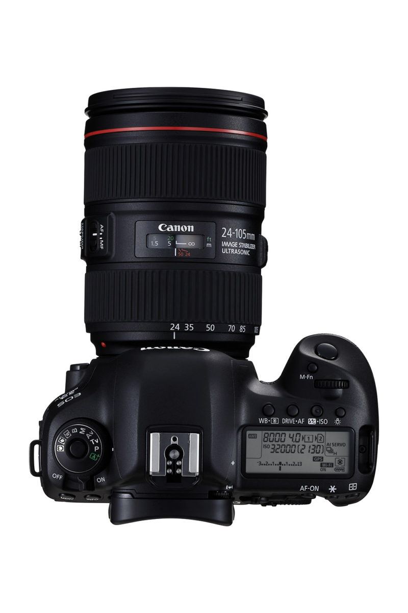 (Foto: Produsenten) Canon EF 24-105-en som er det eneste kitobjektivet til kameraet, blir en 40 - 170mm på 4K-video