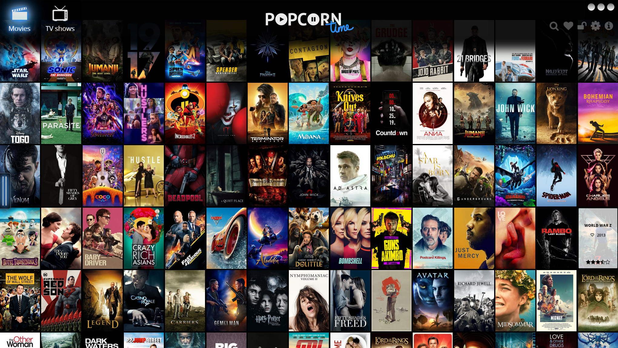 popcorn time on line