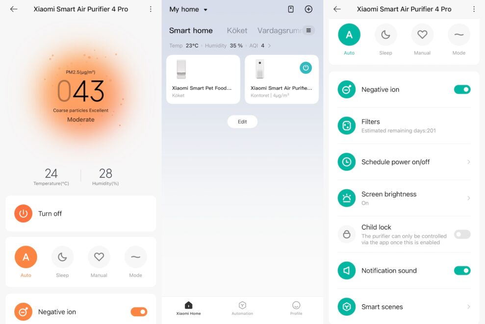 Xiaomi Smart Air Purifier 4 Pro 3