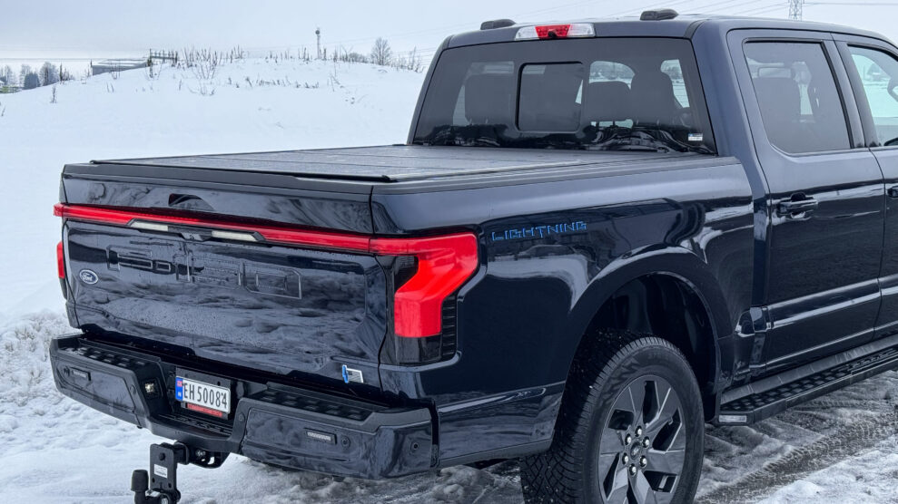 Ford F-150 rear angle