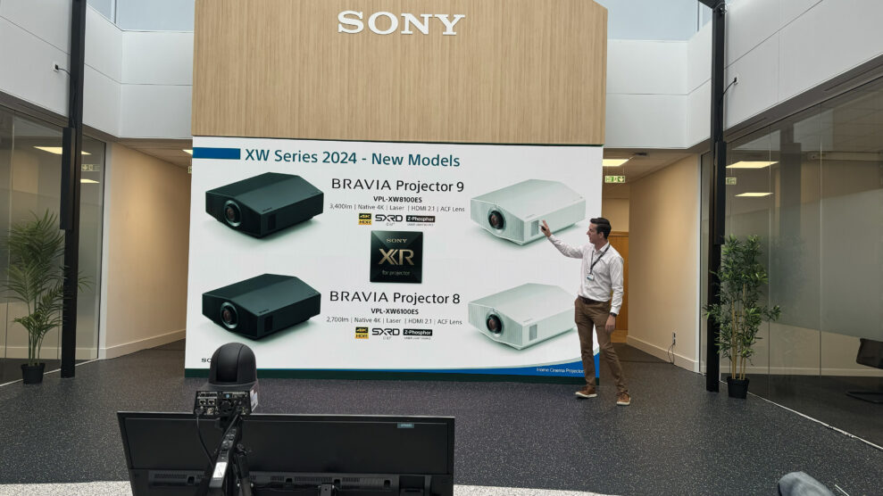 Sony Bravia Projector 8 & 9 onsite