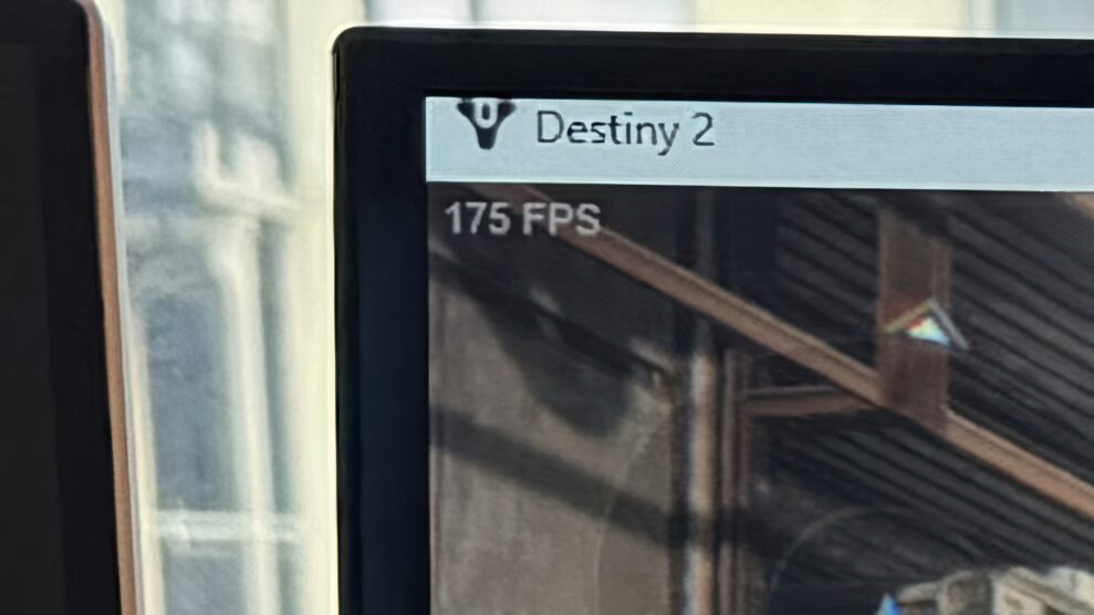 Asus ROG PG32UCDP Destiny2 fps