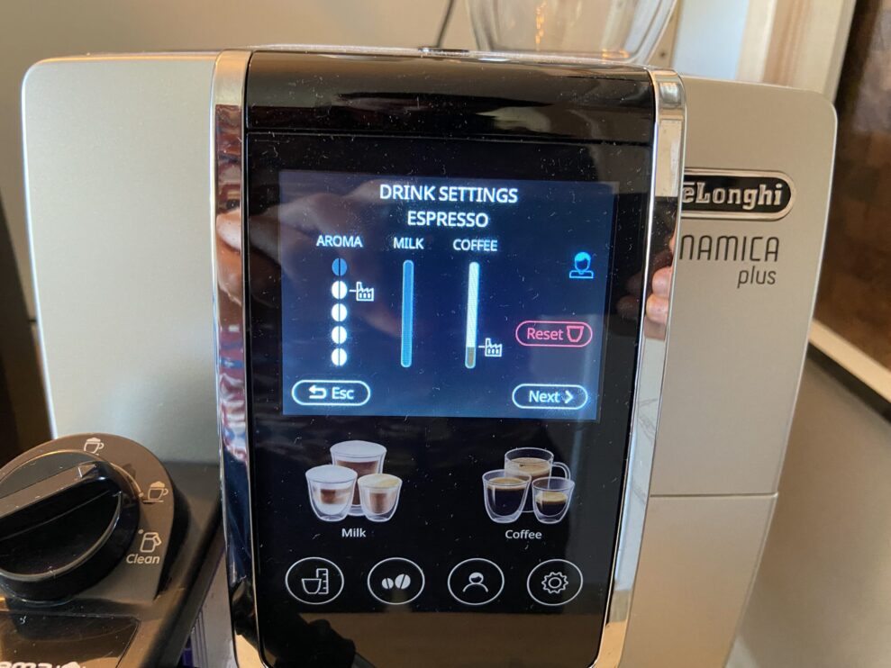 test delonghi espressomaskine