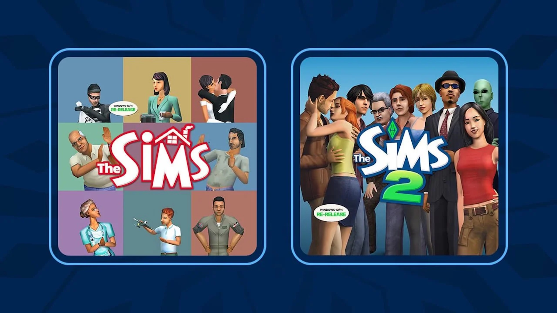 Ny versjon av Sims 1 og 2 for Windows 10