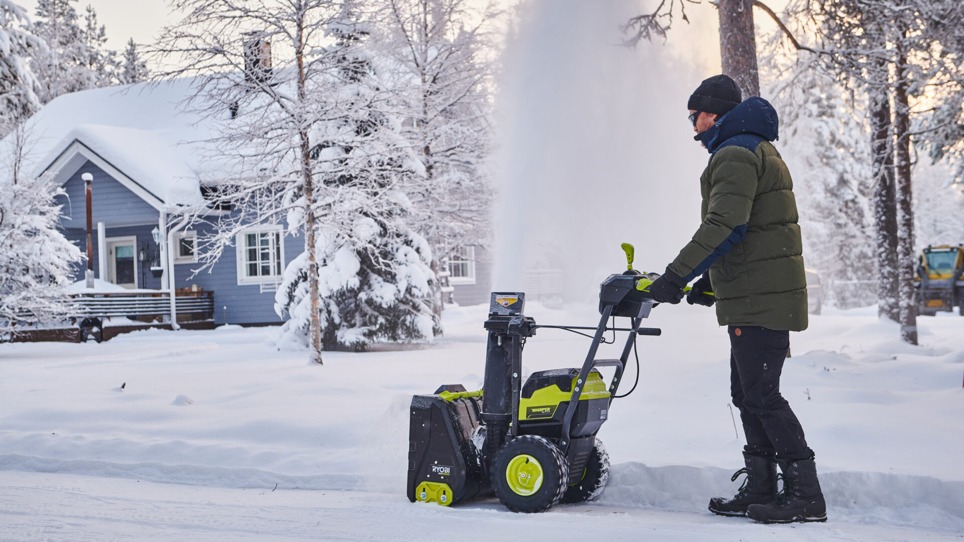 Ryobi Max Power 56: Batteridreven snøfreser du slipper å dytte