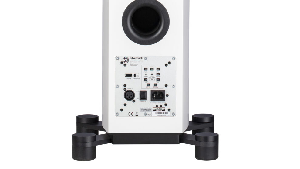 System Audio 40.2 Silverback DS white rear